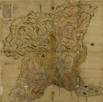群馬の古地図の画像